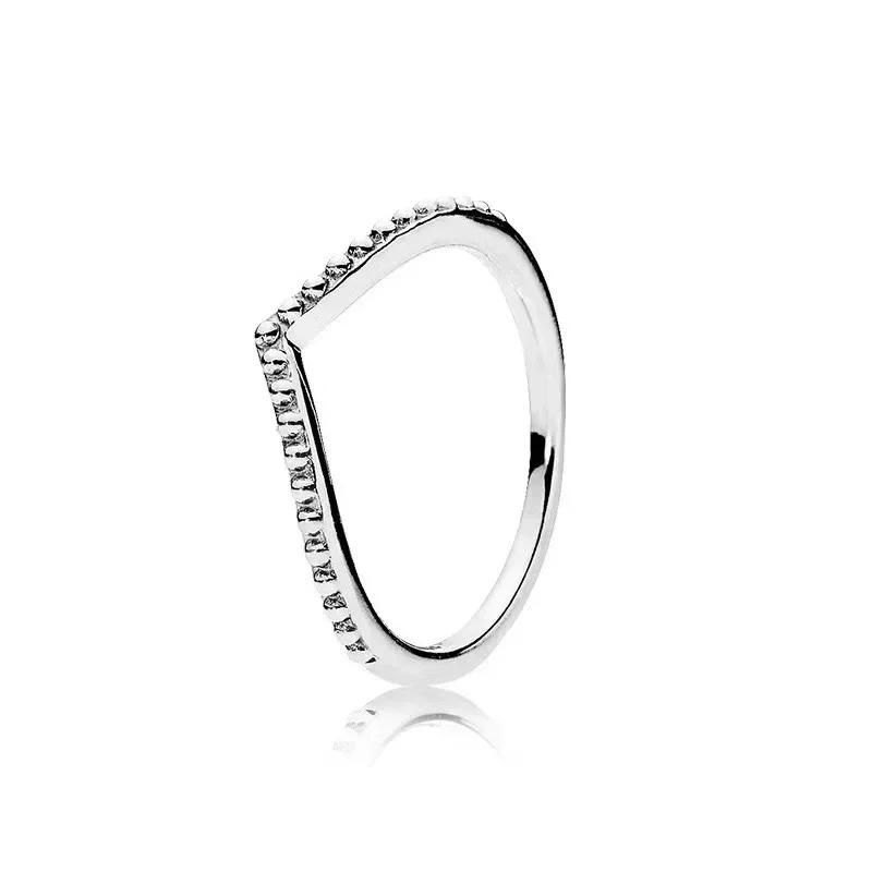 Authentic Genuine Copper Ring Design Colorful Heart Crown Bow Moon Shell Crystal For Women Valentine'S Birthday Occasion Jewelry Creation