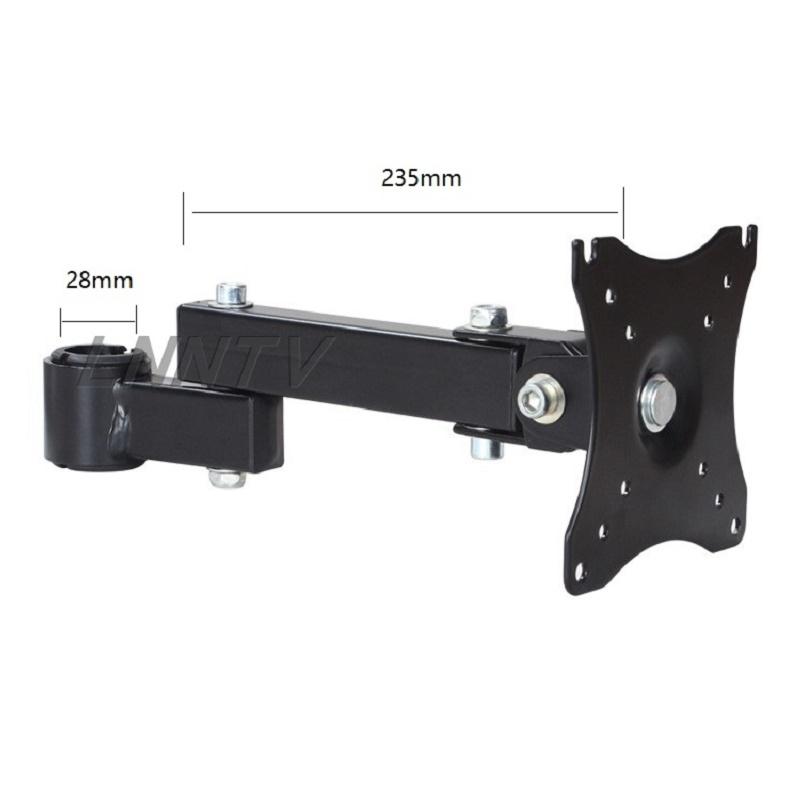 Monitor Universal Extension Arm Black White Desktop Stand Full Motion Steel Suporte Monitor Holder 14"-27" Mount Bracket