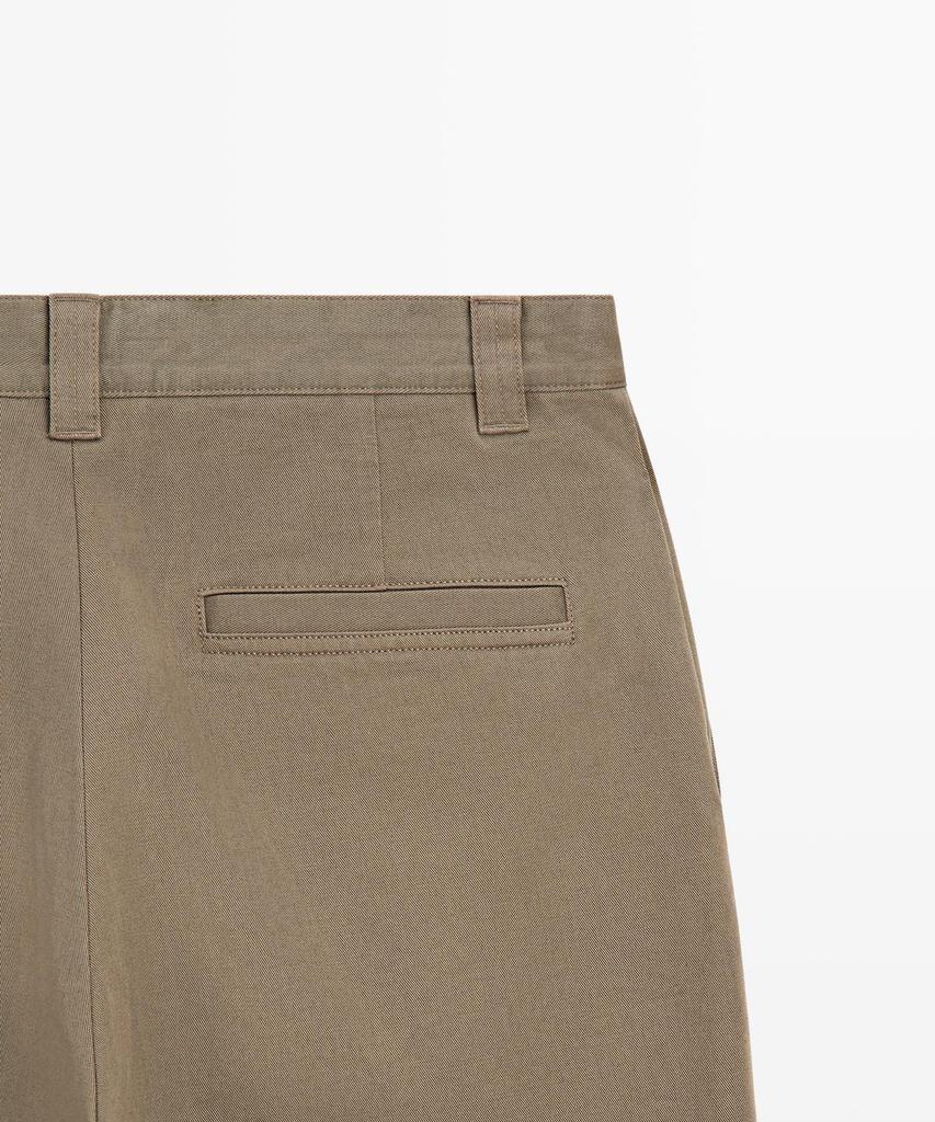 Masimodutti Cotton Relaxed Fit Pants