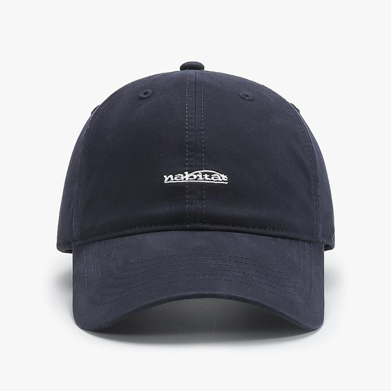 Japanese Trend Spring And Summer Simple Letter Embroidery Baseball Cap Men And Women Versatile Curved Brim Couple Cap