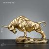 Bull Statue Sculpture-Collectable Table Decor-Cattle Figurine for Office Home Decoration