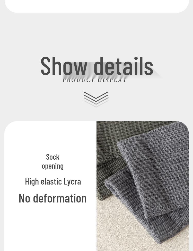 Men's Seamless Split Toe Cotton Socks: Solid & Striped, Breathable, Antibacterial, Anti-Odor, Mid-Calf Casual.