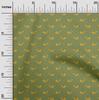 oneOone Cotton Flex Fabric Fish Block Printed Craft Fabric BTY 40 Inch Wide