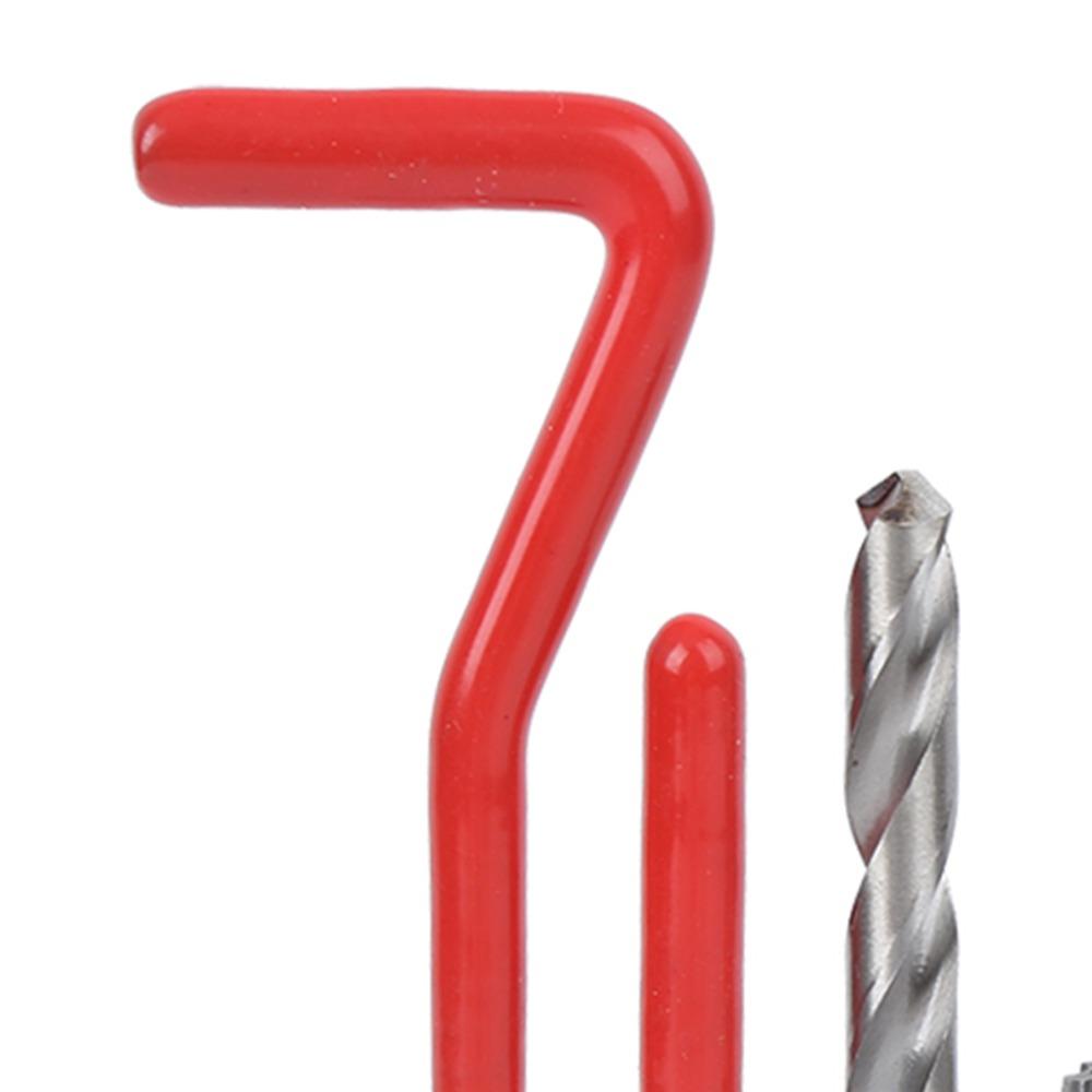 25Pcs M7x1 Threaded Insert Kit Metric Threading Tool  for Auto Parts and Processing Machinery