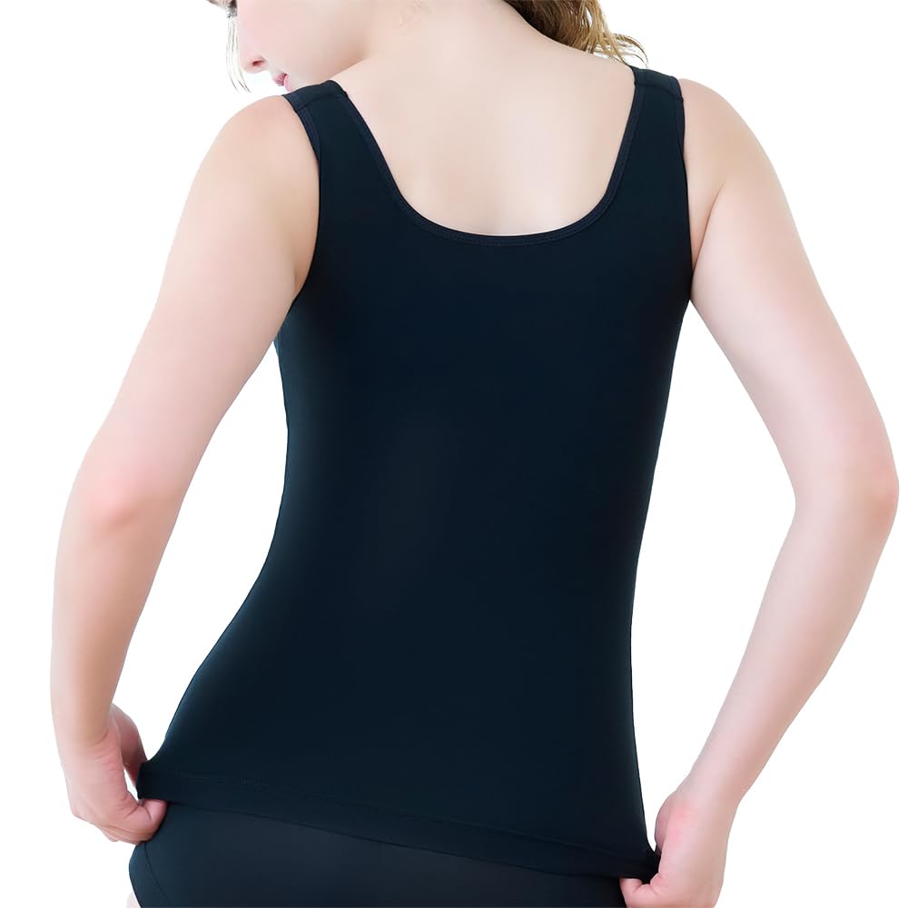 Bradelis New York Wireless Shaping Bra Cotton Comfortable Daily Bra Size L Cami, Blend, Cami, 25, Black,