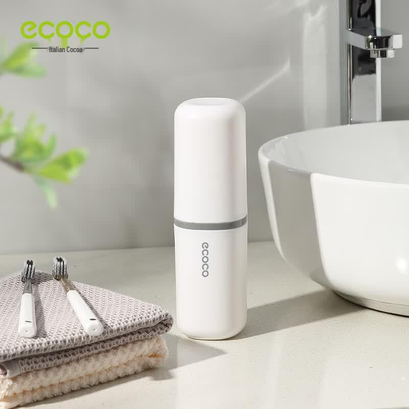 Ecoco Portable Travel Toothbrush & Toiletry Cup