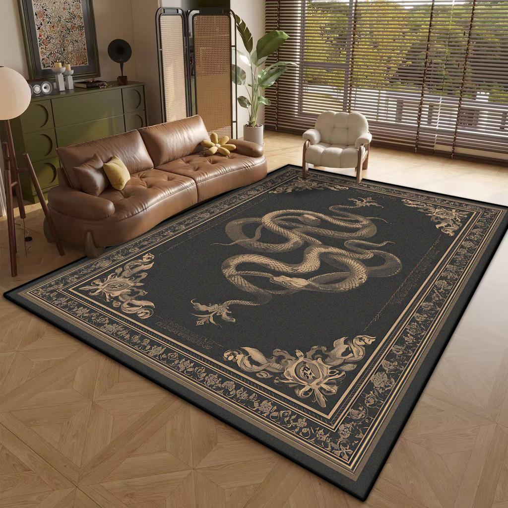 Classical style Animal Pattern Carpet for Living Room Easy Clean Antiskid Coffee Tables Mat Dining Room Decoration Home Carpet