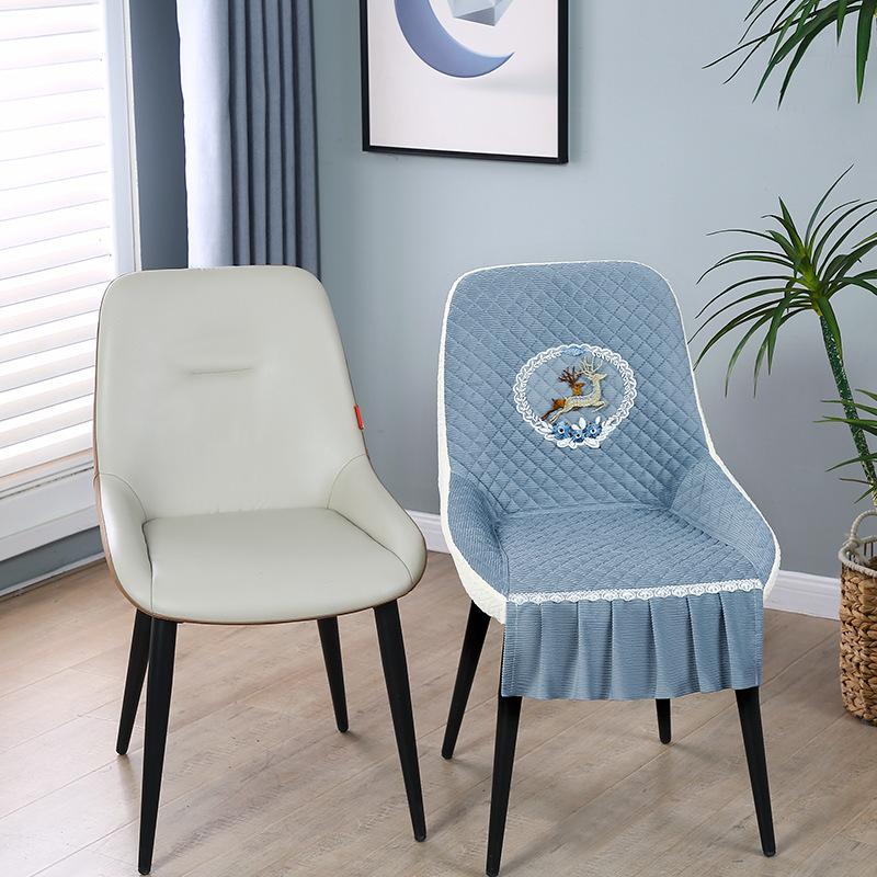 

Чехол Чехол для стула Чехол для изогнутого стула Чехол для обеденного стула Gu Home Чехол для сиденья Защитный чехол для подлокотника Gu Family Has Armrest Chair Cover