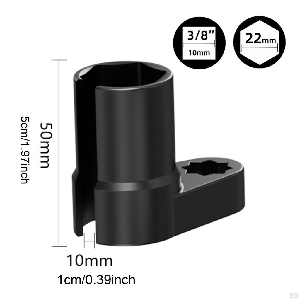 Car O2 Senser Socket Wrench Spanner Metal Trucks Installer Tool Installation Component