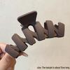 Exquisite Acrylic Claw Clip for Thick Hair - Large High-End Shark Hairpin