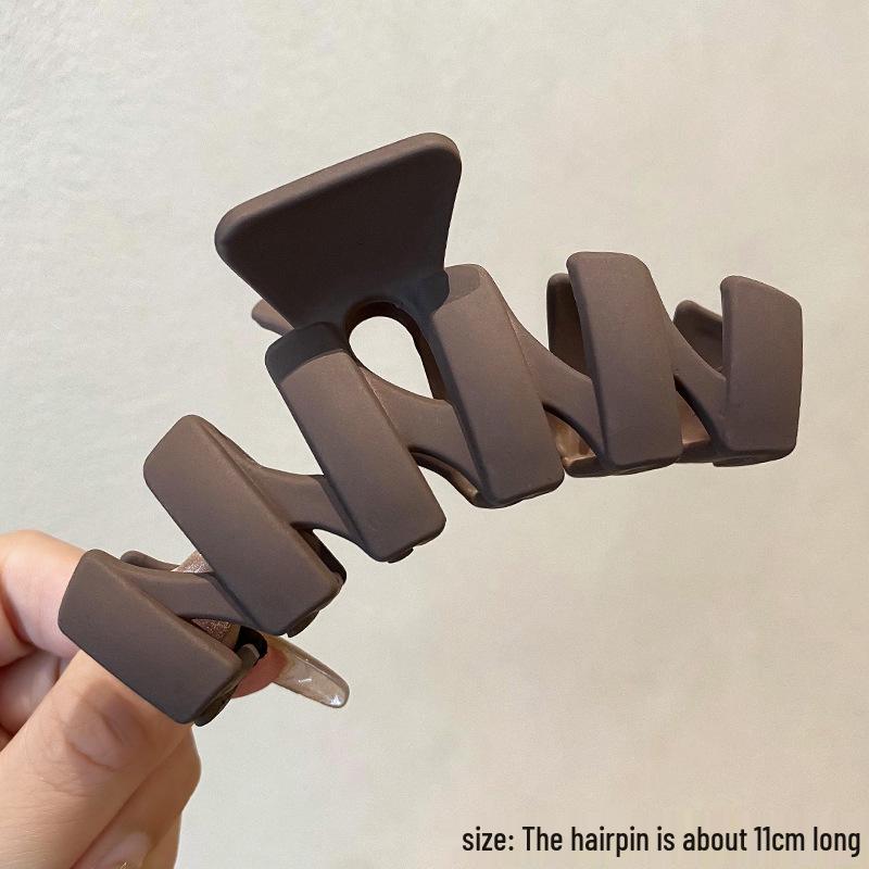 Exquisite Acrylic Claw Clip for Thick Hair - Large High-End Shark Hairpin