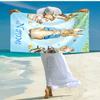 Personalized customized proof beach towel with Peter Rabbit pattern - soft, absorbent,quick-drying,perfect swimming,camping&bathing