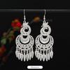 Miao Yin earrings retro exotic niche design long fringed earrings medium earrings women