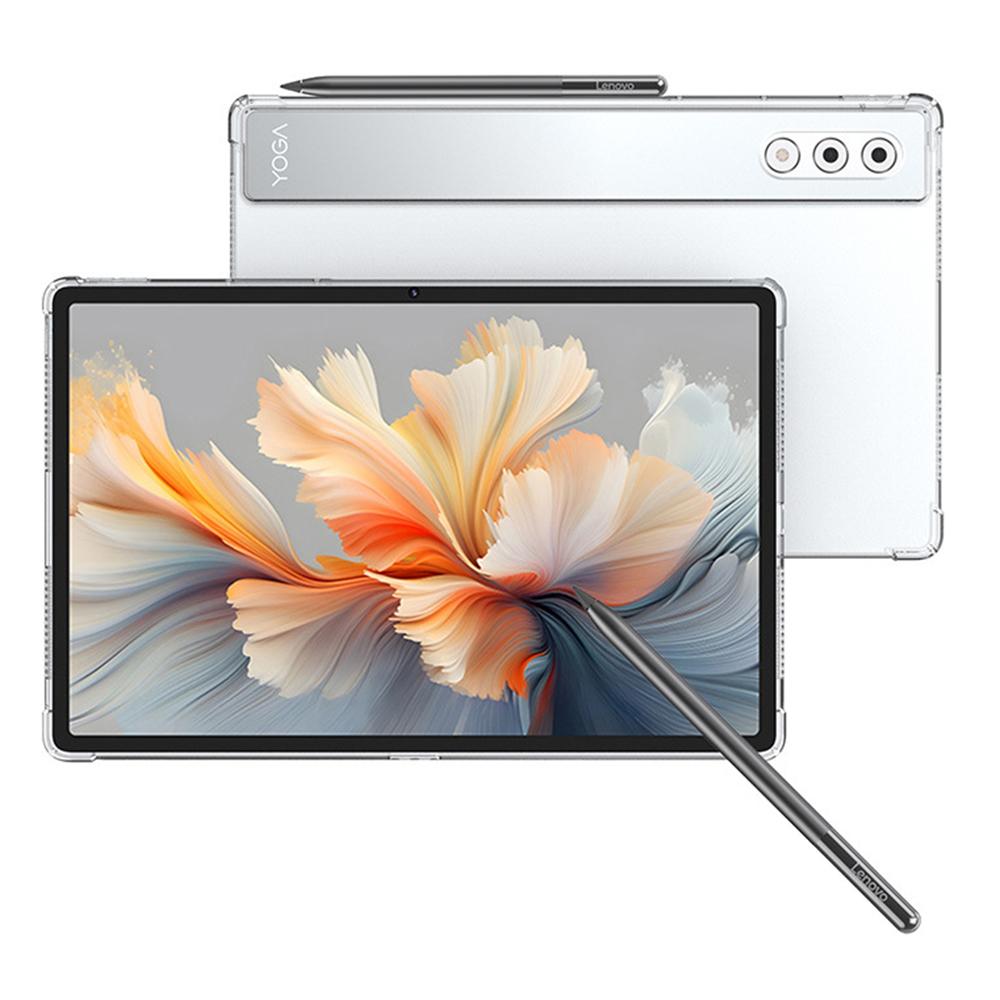 

For Lenovo Yoga Tab Plus Case Four Corner Shockproof Clear Tablet TPU Cover As Shown A
