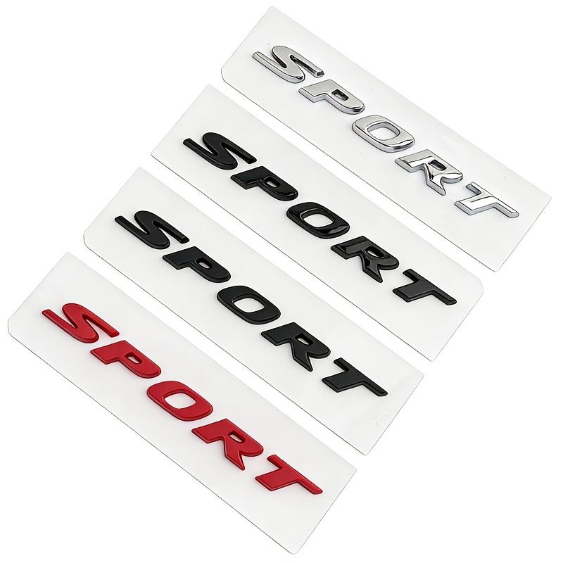 Plastic Letter Stickers for The Rear Badge of Sedans with a 2.0T SPORT Performance Displacement