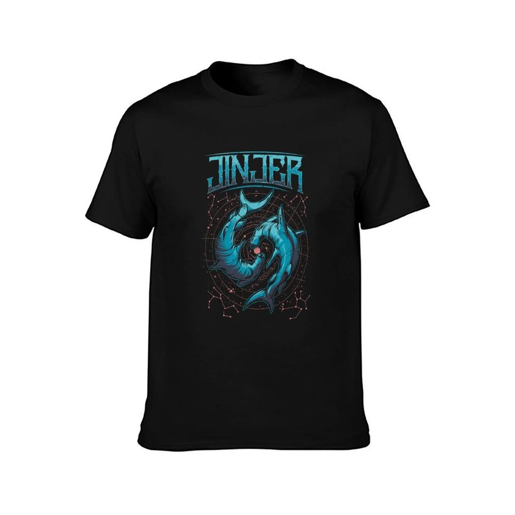 Heavy Metal Core Jinjer T-Shirt Herren T-Shirt Baumwolle 100% T-Shirt Mann Luxus T-Shirt