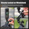 Sunnylife Motorcycle Windshield Mount Clamp Clip for insta360 X5 X4 X3 GO3S/ACE PRO2/Gopro Hero /DJI Action 5 Pro 4 3 2/Pocket 3
