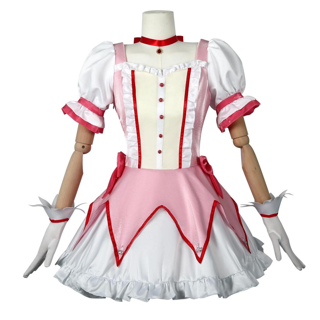 Kostým pro cosplay Madoka Kaname - Bojový oblek Puella Magi Madoka Magica