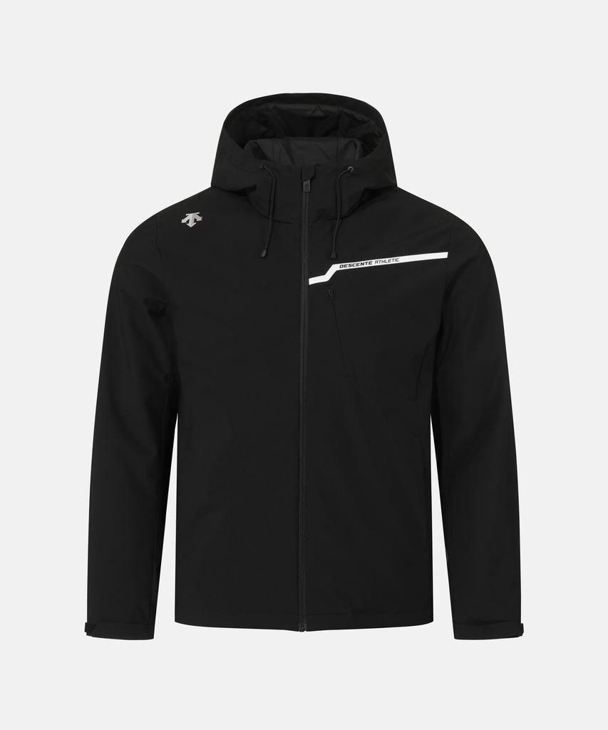 Descente Training 2-Layer Lined Zip-Up Hooded Jacket Black Sr121Tjk13