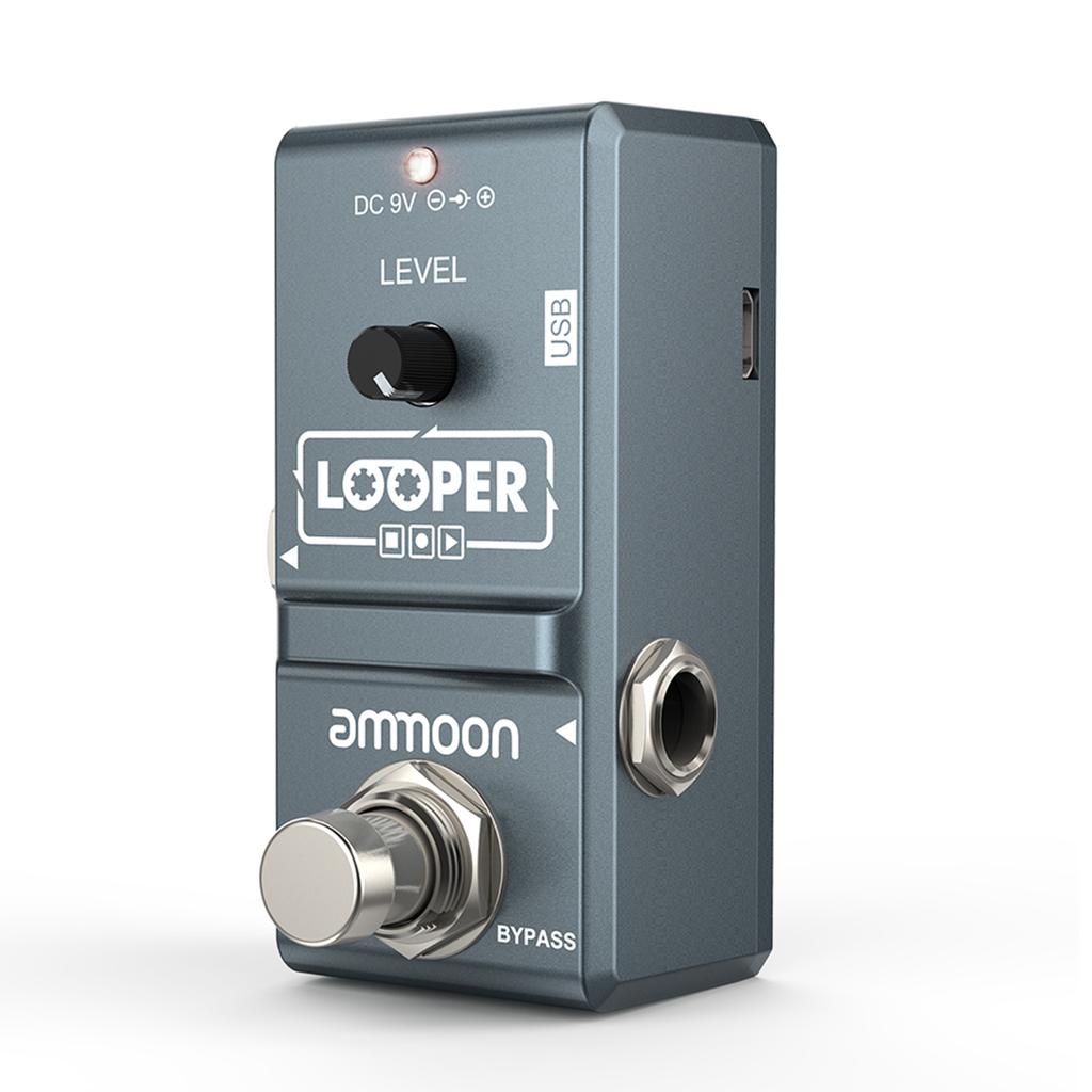 Ammoon AP-09 Nano Loop elektrická kytara efektový pedál Looper True Bypass Unlimited Overdubs 10