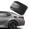 ABS Carbon Fiber Fuel Tank Cover Door Gas Filler Cover Replacement for Toyota Camry 2018