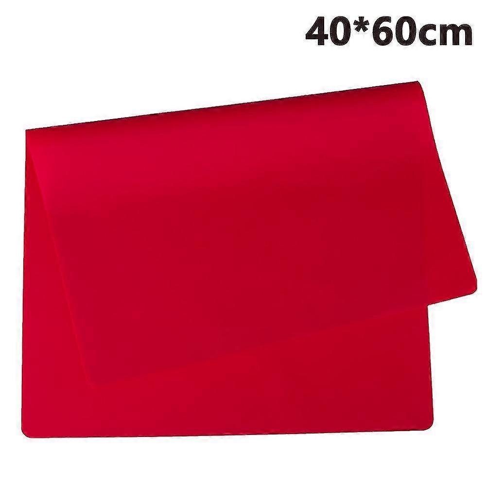 40*60cm Solid Color Kitchen Food Grade Non-stick Silicone Pastry Mat