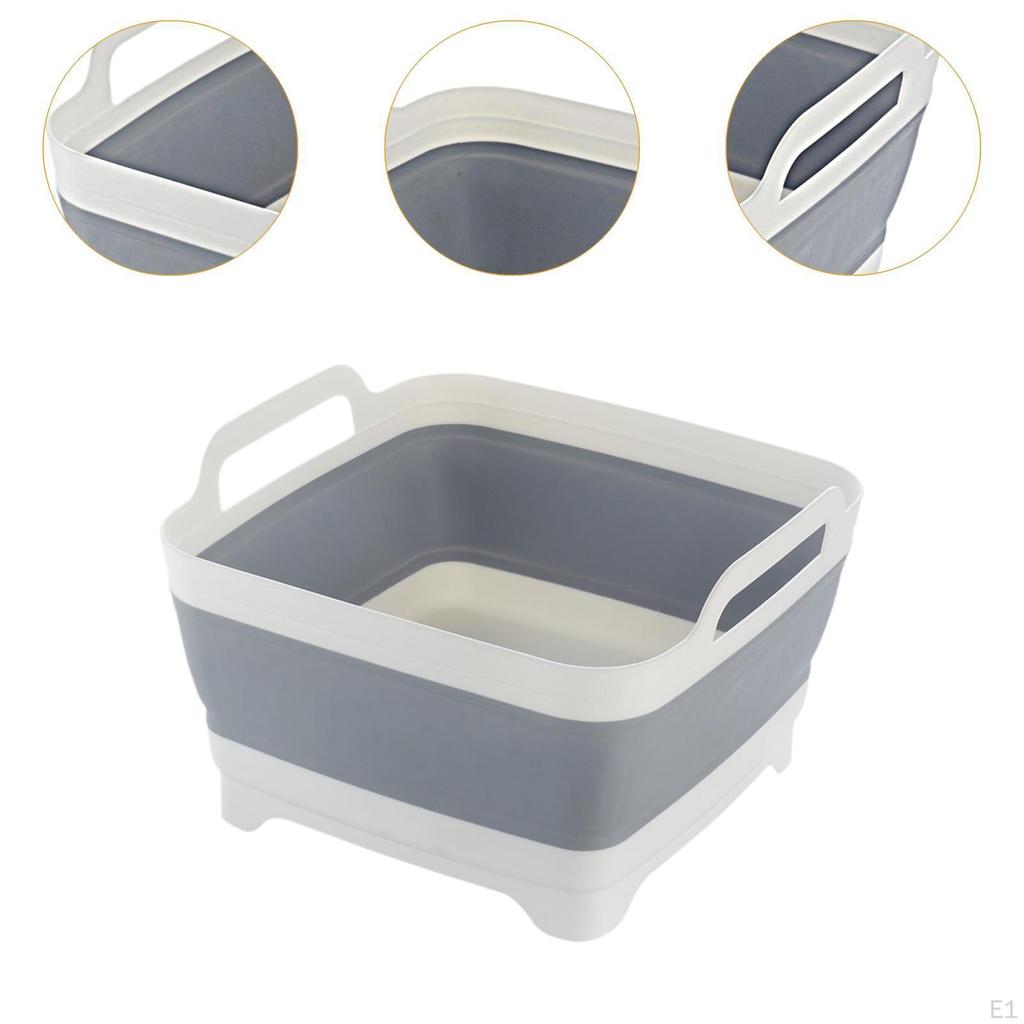 Fruit Washing Basket Foldable Household Storage Draining