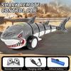 Non-Toxic 2.4G Rc Shark Car With Cool Light Stunt Rotating Swing Tail Children'S Radio Controlled Vehicle Electric Toys For Kid Gifts