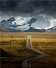 Ruopoty Oil Painting Digital Highway Art Unique Gift Hand-Painted Digital Landscape Painting Living Room Decoration