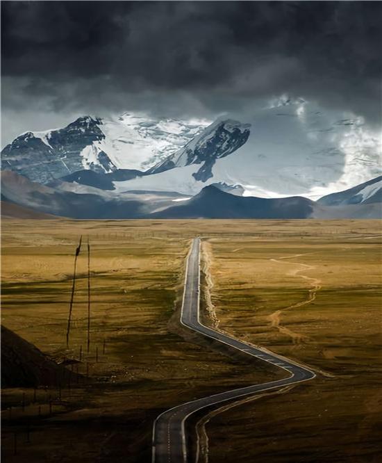 Ruopoty Oil Painting Digital Highway Art Unique Gift Hand-Painted Digital Landscape Painting Living Room Decoration