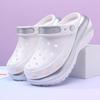 Sandales Sabots à Plateforme d'Été pour Femmes Chaussures pour Femmes Semelle Épaisse Antidérapantes Sandales de Plage Femme Compensées Hautes Sandales EVA Pantoufles