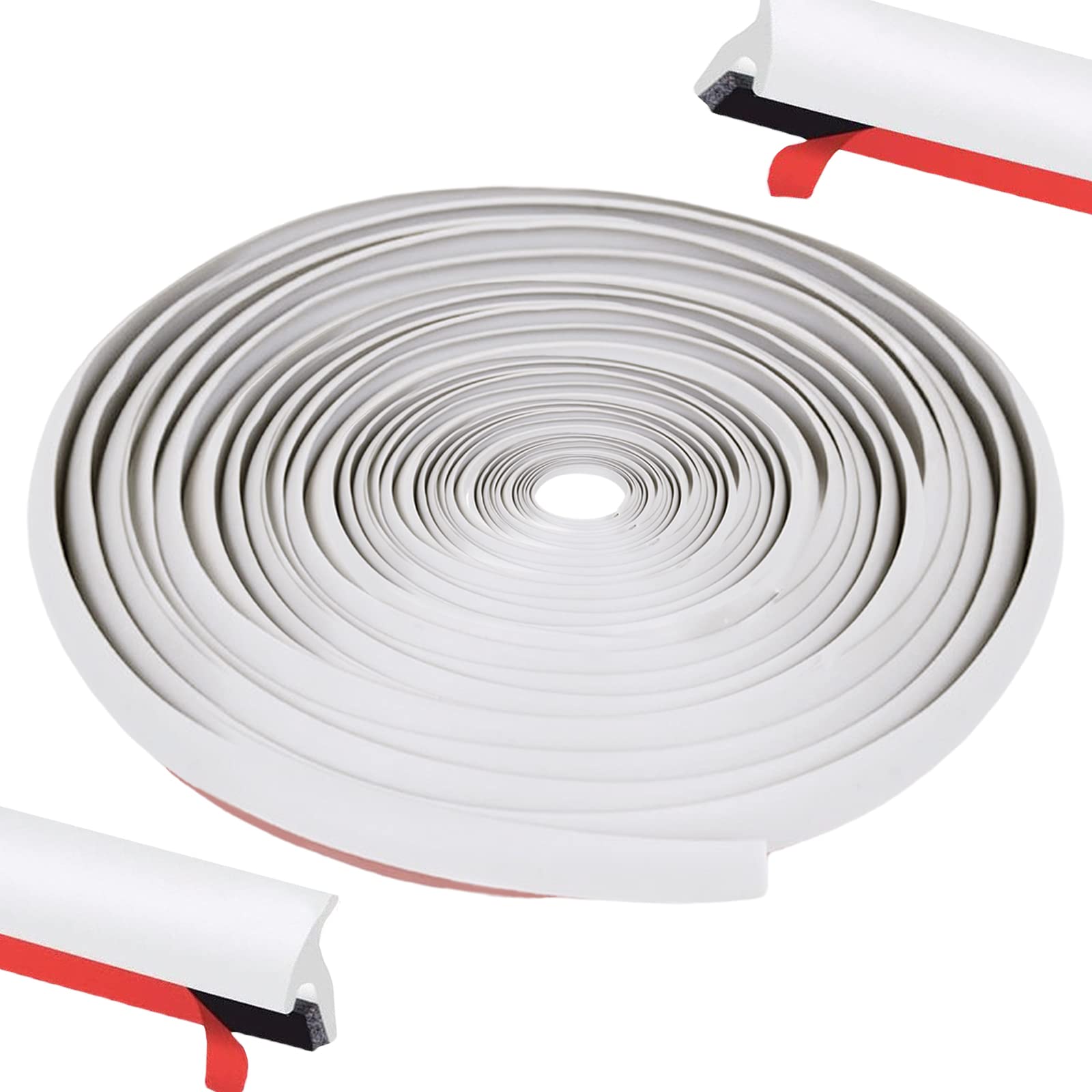 

LIANHATA Т-образная защита кромки двери автомобиля 16,4 фута (5 м) Защита края двери автомобиля белый