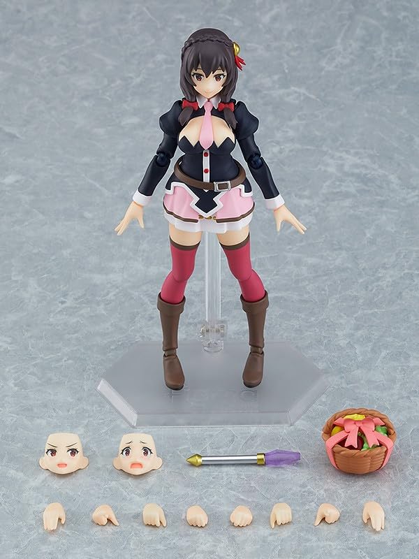 Figma požehnání této nádherné malované pohyblivé figurce Yunyun M06764 KonoSuba Boží svět! ABS&PVC bez vodního kamene