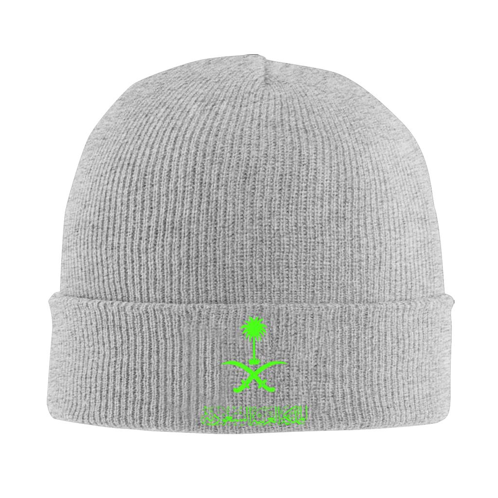 Adult Unisex Saudi Arabia Flag of Saudi Arabia Beanie Hats  Hip Hop Knit Hat Spring Hippie Caps Custom Head Wrap Bonnet Hats
