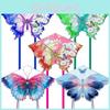 Butterfly Kite With Glassfiber Frame For Kids And Adults Outdoor Flying Decor