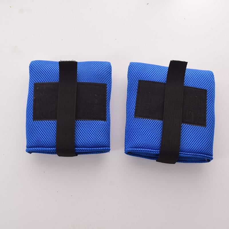 2PCS Wheelchair Foot Pads Anti Slip Design Mesh Fabric Pedal Covers Simple Setup Enhances Safety and Stability