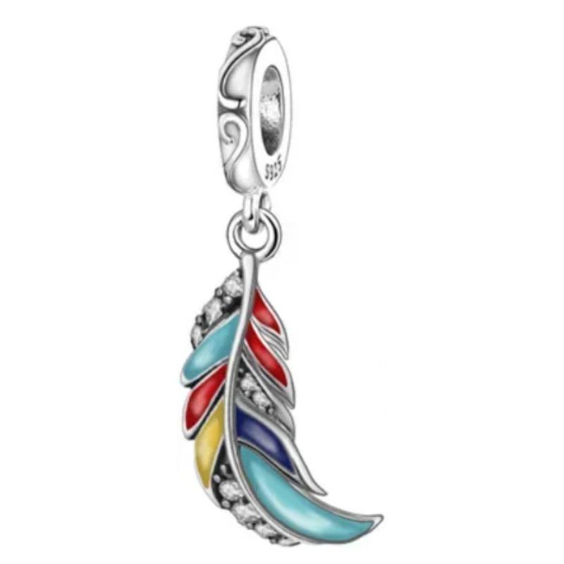 Copper Fashion Squirrel Maple Leaf Autumn Series Charms Beads Fit Original Bracelets Diy Jewelry Making