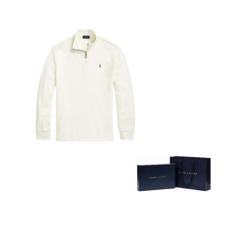 Polo Ralph Lauren Felpa Uomo FW23 Bianca MNPOKNI16822279-101