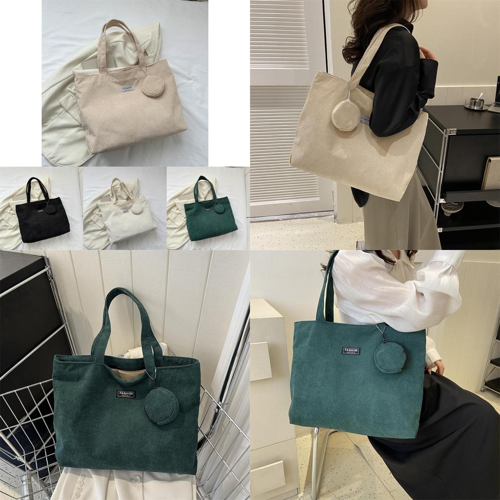 Trendy Summer 2023 Canvas Tote Bag Stylish Casual Shoulder Bag For Women
