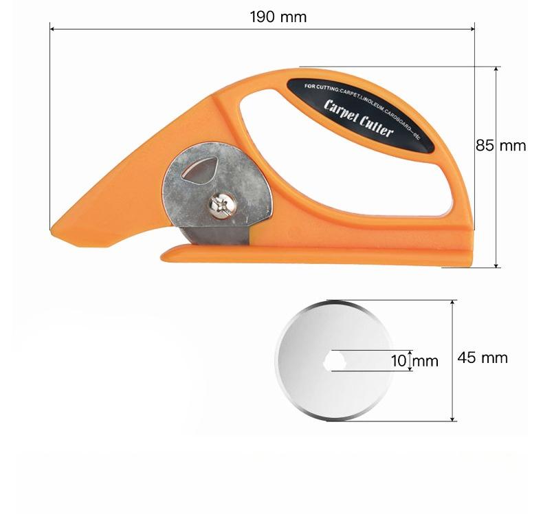 Carpet Utility Knife Wallpaper Paper Cutter Straight Line Cutting Knife Floor Friendly