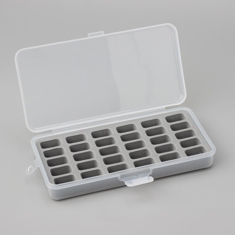 Organizator multifuncțional cu 30 de compartimente 1 bucată Organizator portabil pentru bobine cu burete