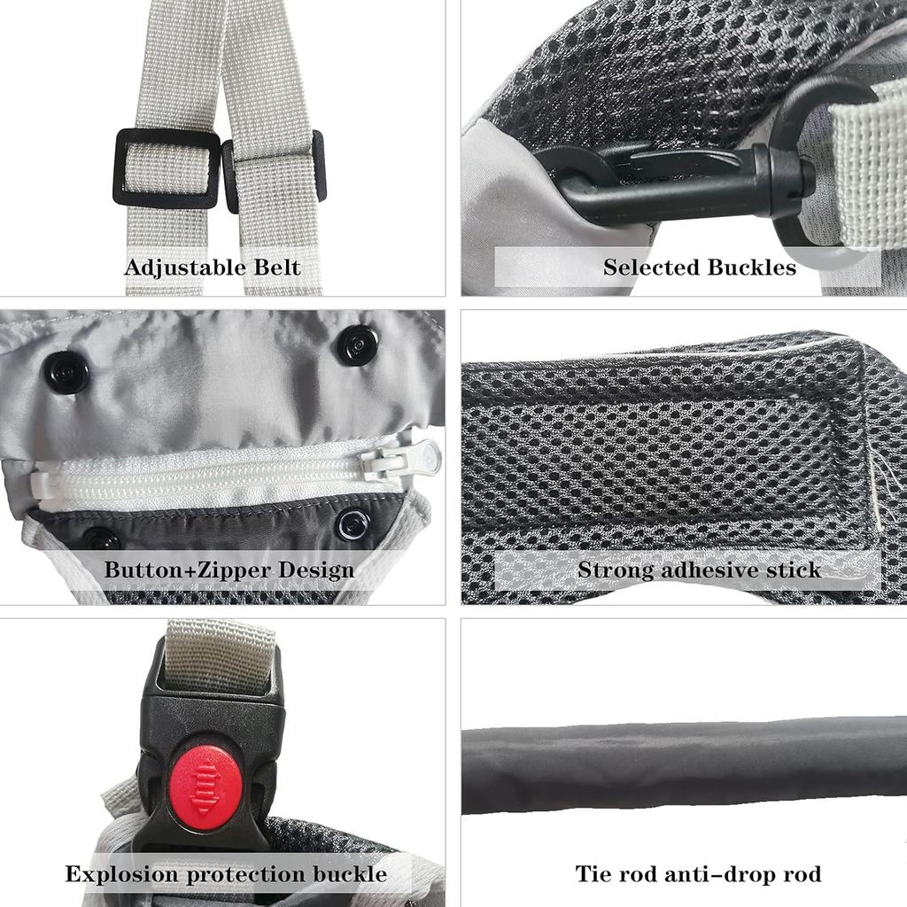 IULONEE Baby Walker, Handheld Kids Toddler Walking Harness Helper Assistant Protective Belt Child Activity Walker Adjustable Standing Up Walking