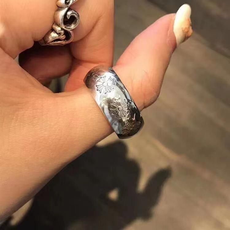 2025 Trendy Ring Premium Couple's and Men's Thick Edition Circular Cross Ring Accessory