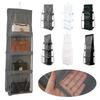 6/8 Fächer Hängende Geldbörsen-Aufbewahrung Faltbarer Handtaschen-Organizer Platzsparende Organizer für Familien-Kleiderschrank Schlafzimmer