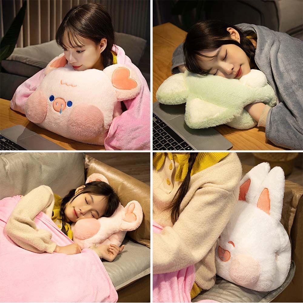 Face Animals Doll Sofa Cushion Hand Warmer Dudu Cat Plush Doll Animal Plush Toy Hand Warm Pillow