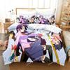 Neues 3D-Druck Monogatari Serie Bettwäsche-Set Anime Araragi Koyomi Bettbezug Doppel Einzel Voll Queen King Erwachsener Kinder Steppdeckenbezug02