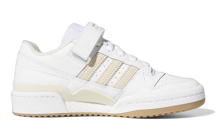 adidas Originals FORUM Low J Hook and Loop Low Top Kids' Skateboarding Shoes Ecru Kids' GZ3875