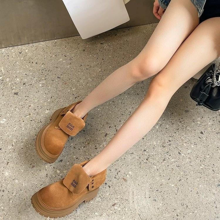 Martin boots women's new summer breathable two wear rhubarb boots British style versatile flip platform short boots women's