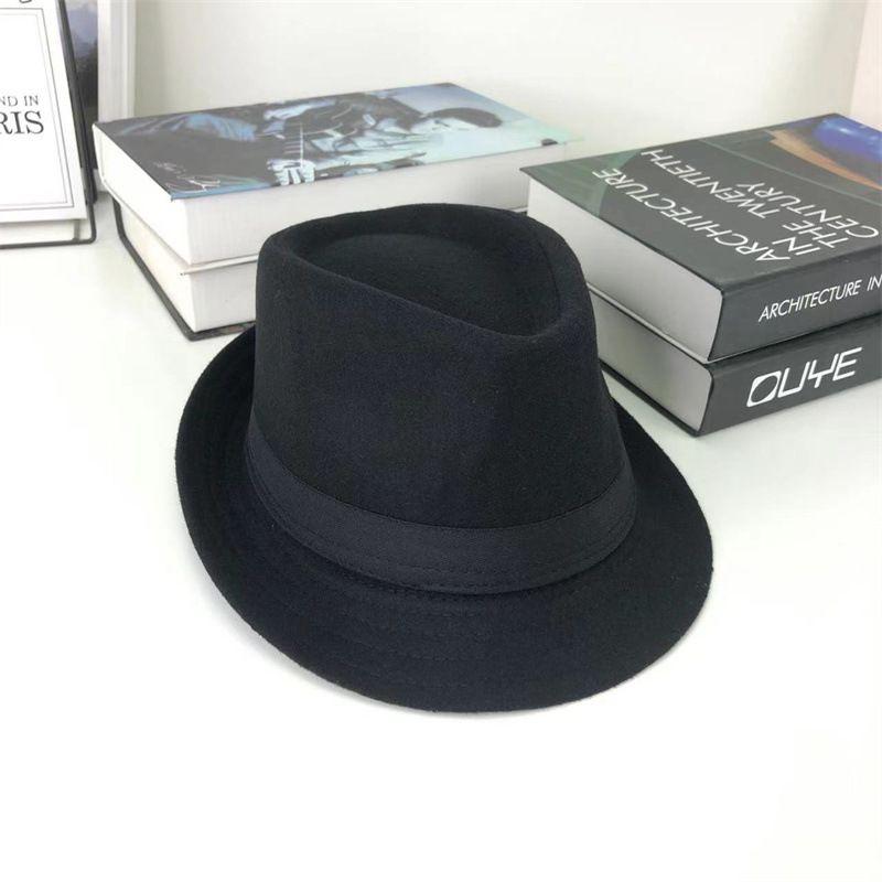 

Чоловічий теплий зимовий джазовий капелюх для зими One Size чорний