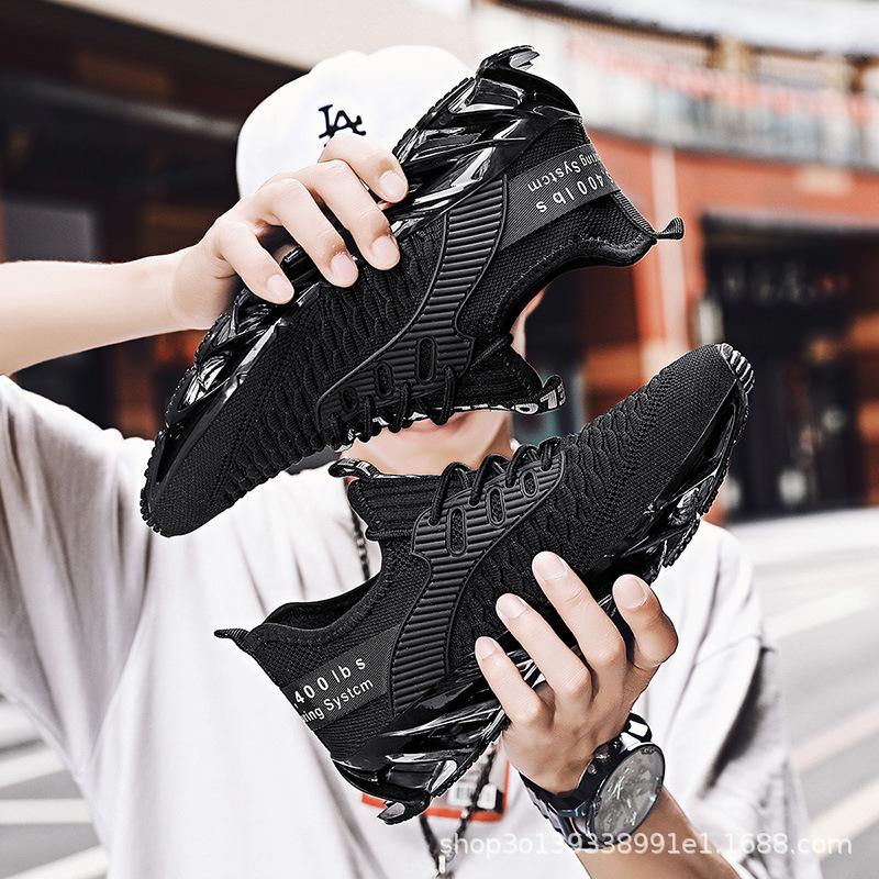 Live broadcast popular lightweight casual shoes trendy sports shoes running shoes mesh breathable trendy shoes versatile blade men's shoes